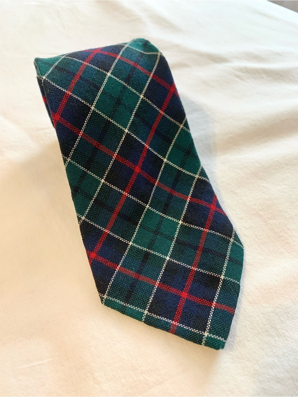 Vintage Scottish Wool Tie. Lochcarron